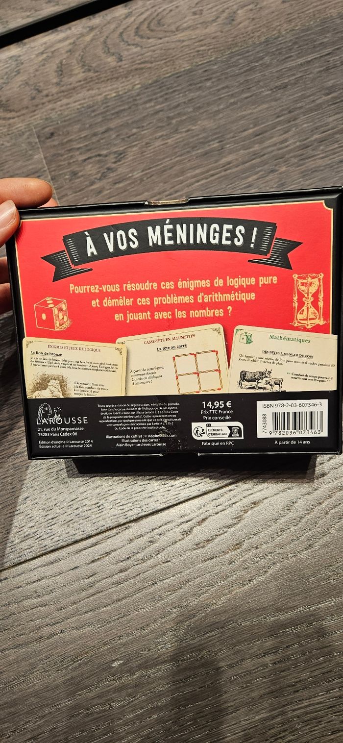 Jeu de société - À vos méninges - photo numéro 2