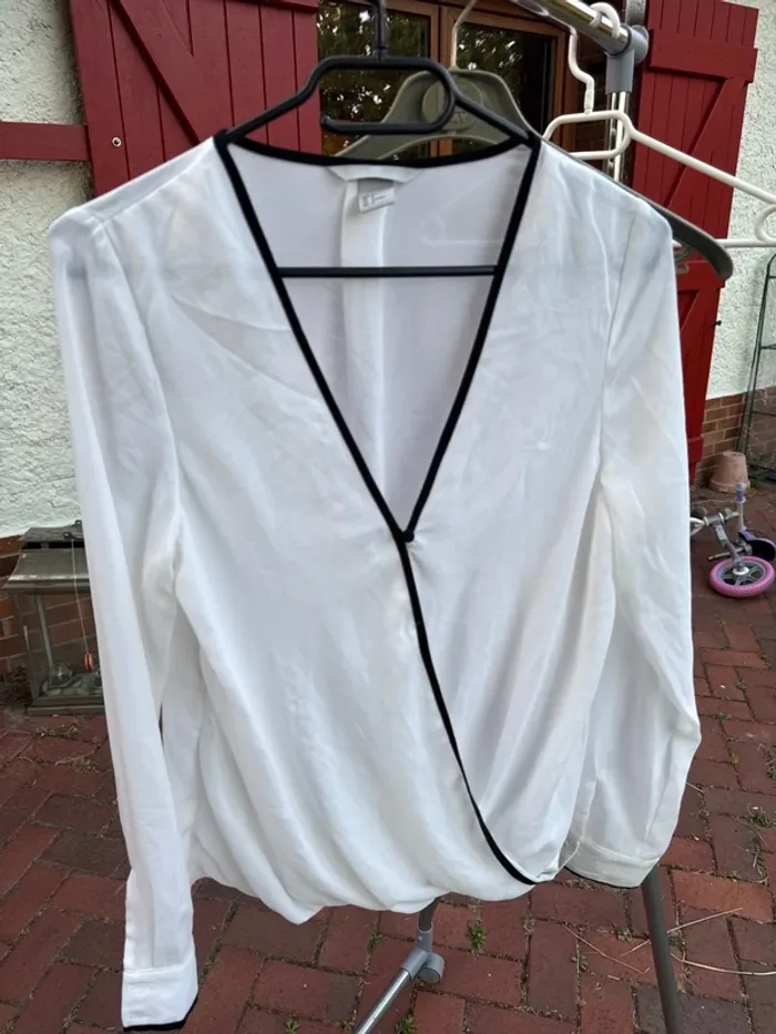 Chemisier blanc h&m  taille 36 - photo numéro 2