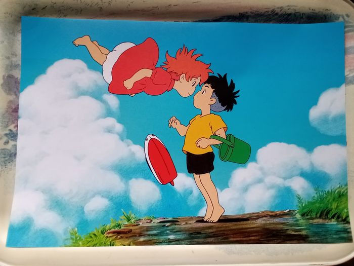 Affiche Poster Ponyo sur la falaise Studio Ghibli Miyazaki