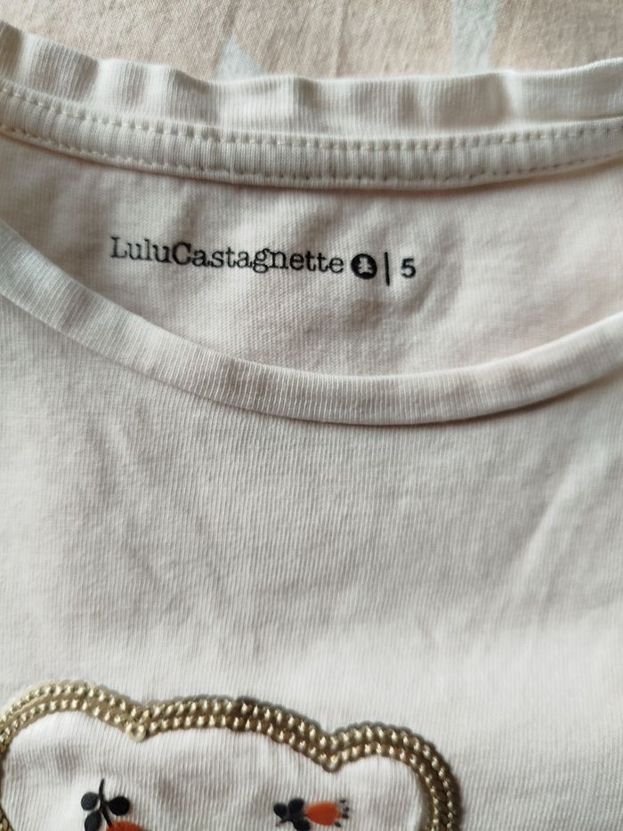 Tee shirt 5 ans lulu castagnette - photo numéro 4