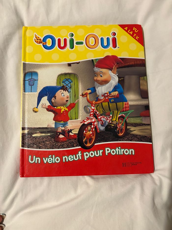 Livre oui oui « un vélo neuf pour potiron »