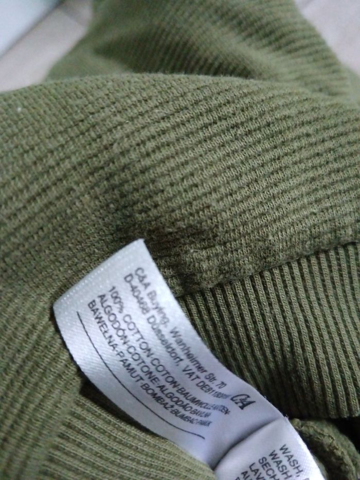 Sweat vert kaki C&A – 92 cm - photo numéro 5