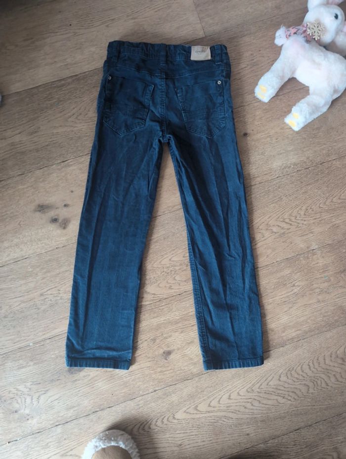 Pantalon velours Cyrillus 8 ans coupe droite - photo numéro 4