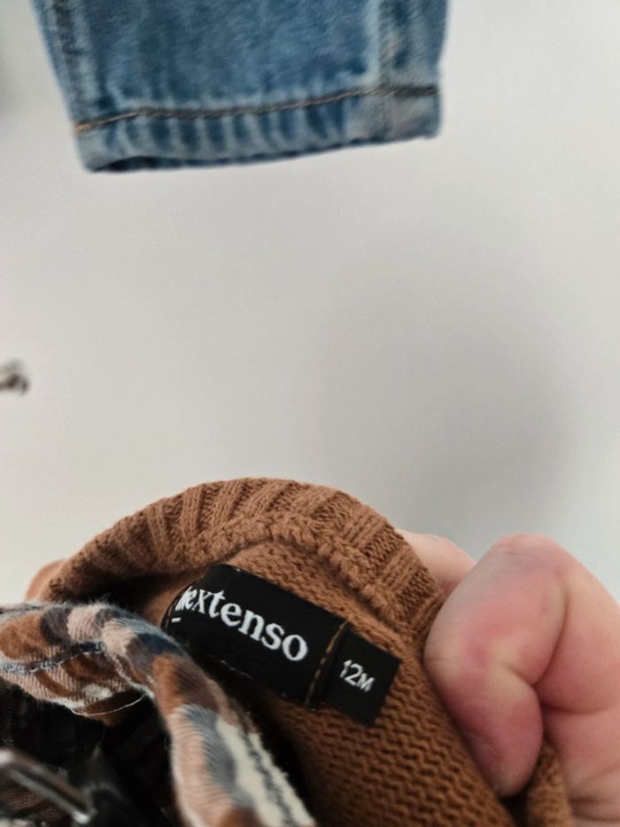 Ensemble chemise pull et jean / In extenso et TAO 12 mois 👦 - photo numéro 5
