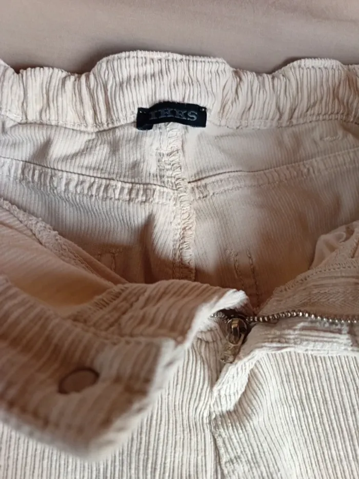 Pantalon velours fille IKKS taille 8 ans - photo numéro 4