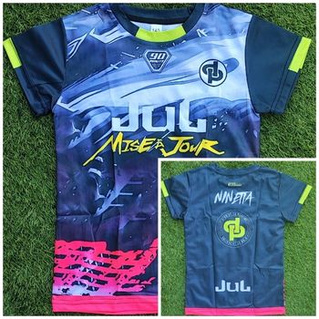 T-shirt maillot de foot JUL d'Or et de Platine neuf sous blister jamais porté taille 140cm 10 ans