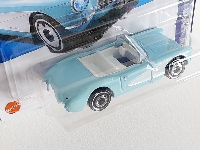 Hot Wheels 1956 Corvette Bleue Pastel 2023 - photo numéro 4