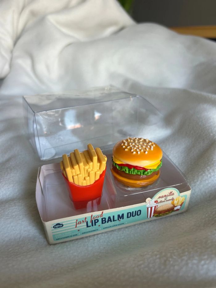 Lot de 2 baumes à lèvres – Fast Food Lip Balm Duo – NPW