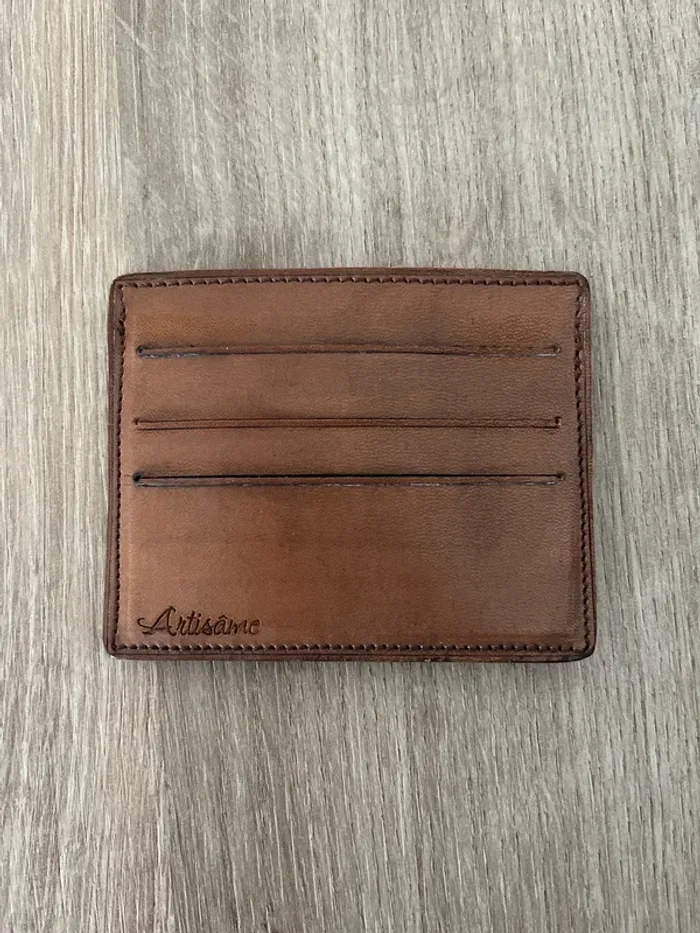 Porte cartes cuir