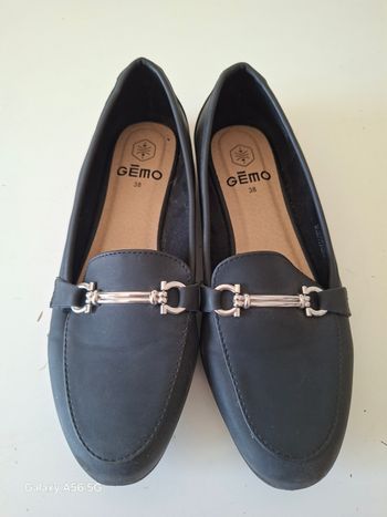 Mocassin femme noir