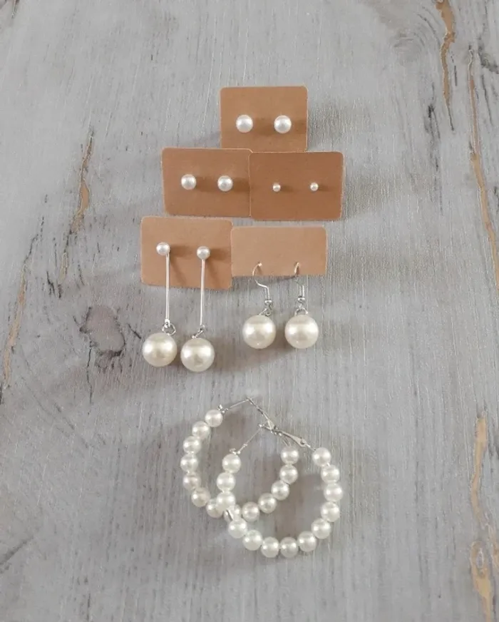 Lot boucles d'oreilles