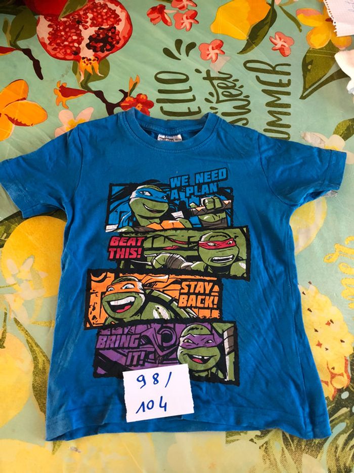 Lot de 7 t shirts manches courtes garçon 4 ans