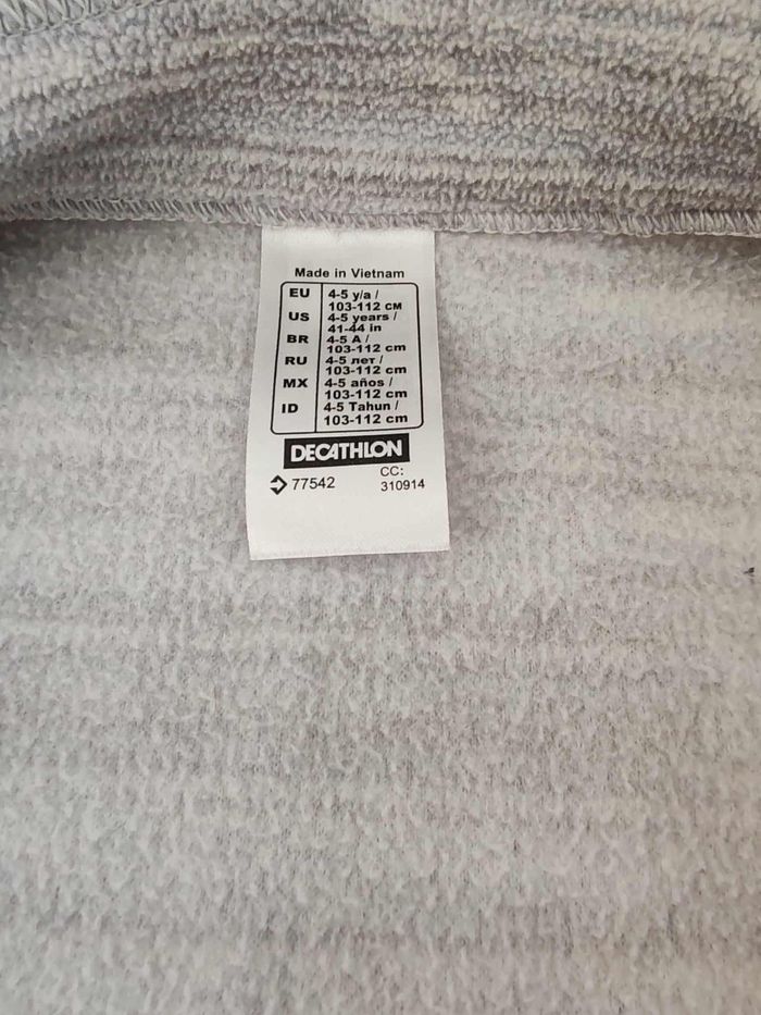 Veste chaude fille Quechua grise et rose 4 ans 5 ans - photo numéro 4