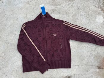 Veste en maille crochetée Adidas X Asos