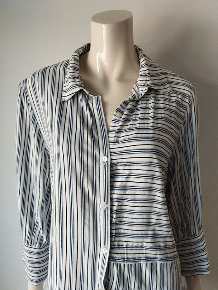 Chemise rayée Riu Paris taille 46 - photo numéro 2