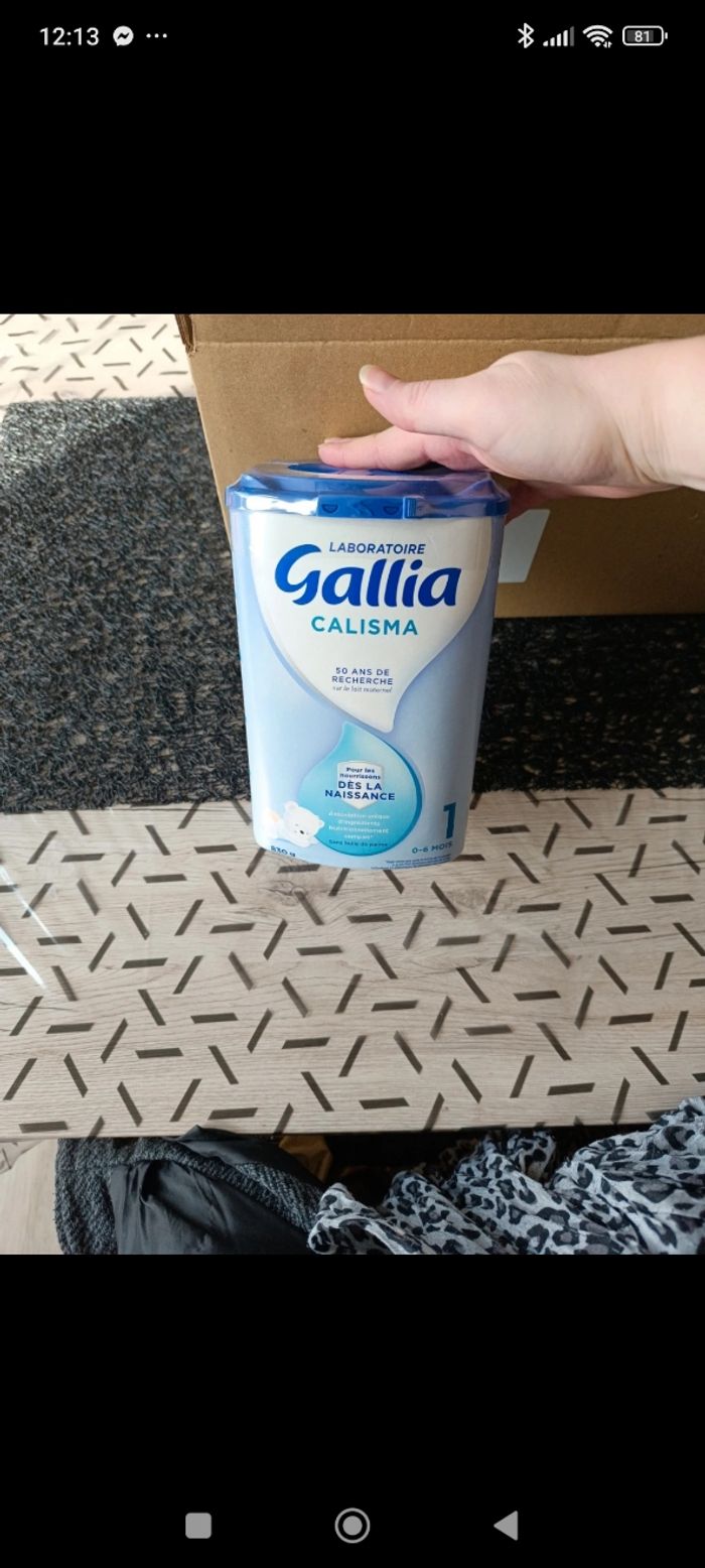 Lot de 3 boîtes Gallia 1er âge - photo numéro 2