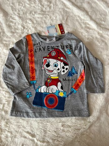 Tee shirt manche longue pat patrouille