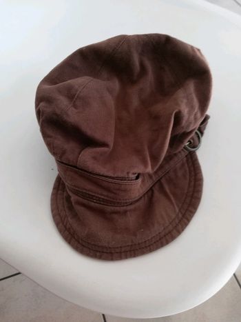 Casquette marron