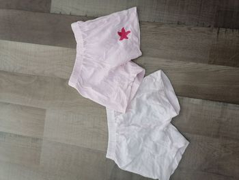 Lot 2 shirts coton bébé fille