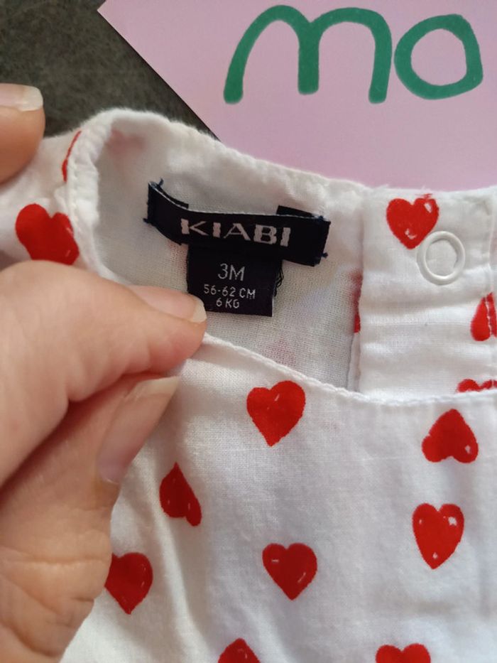 Robe été coeurs 3 mois - photo numéro 3