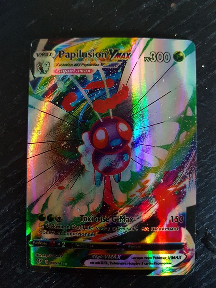 Carte Pokémon Papilusion Vmax - photo numéro 2