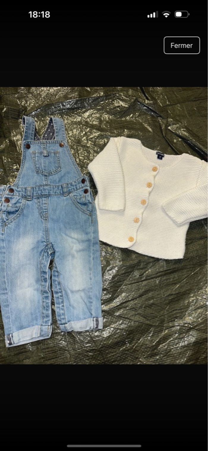 Salopette + gilet chaud