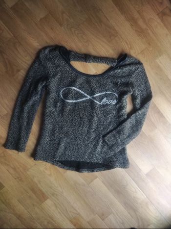 Pull marron 34 femme