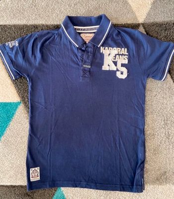 Polo bleu marine Kaporal 10 ans