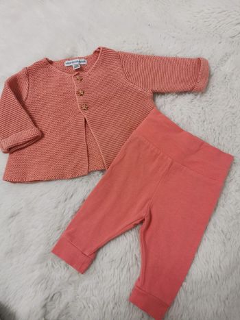 Ensemble Gilet maille et Legging Vertbaudet