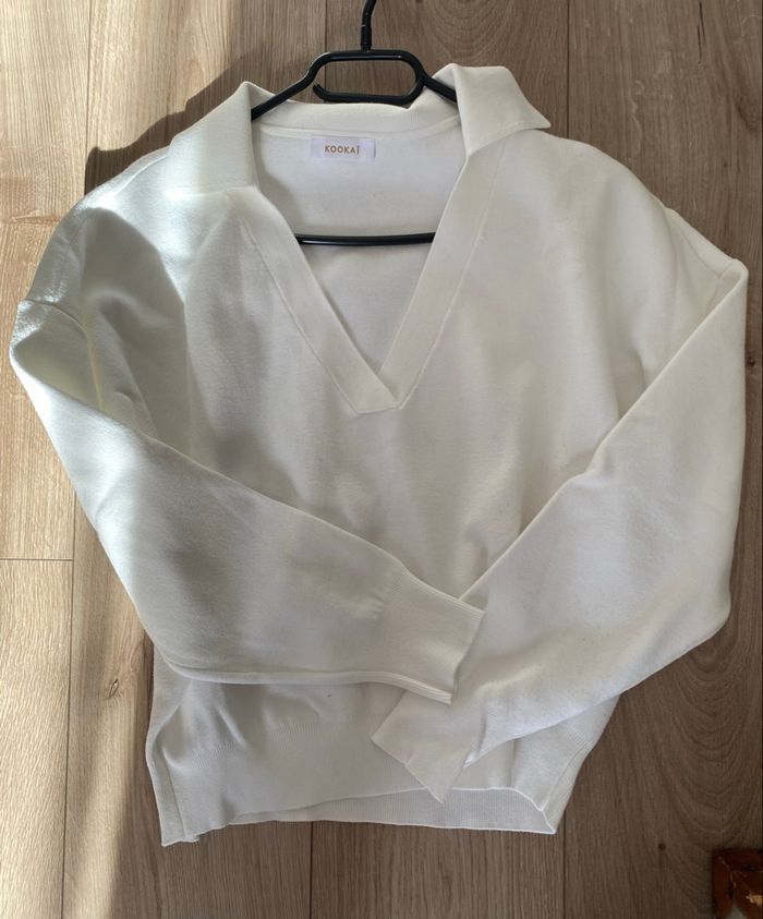 Pull blanc - photo numéro 4