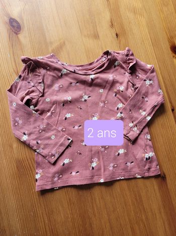 t-shirt manches longues c&a 2 ans