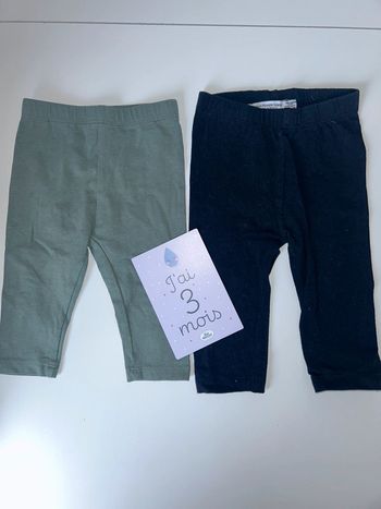 Lot legging 3 mois