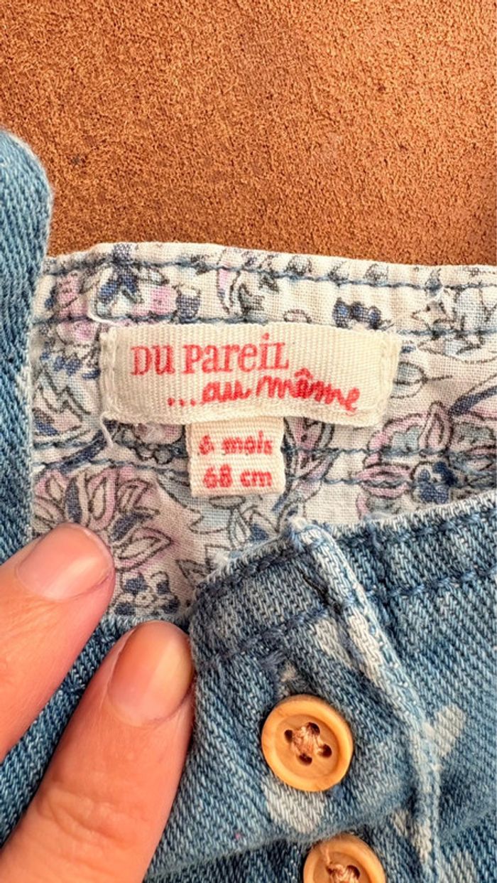 Robe jean été 6 mois - photo numéro 2