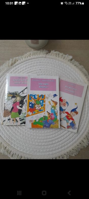 Lot livre La bibliothécaire mini rose