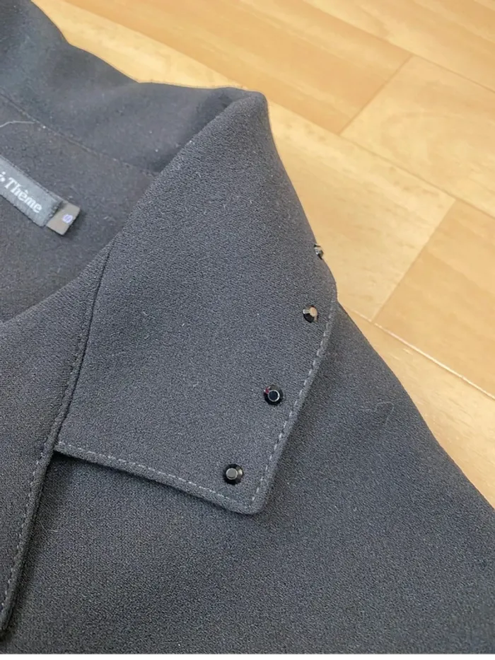 Veste de concours Equithème – Noire avec strass – Taille S - photo numéro 5