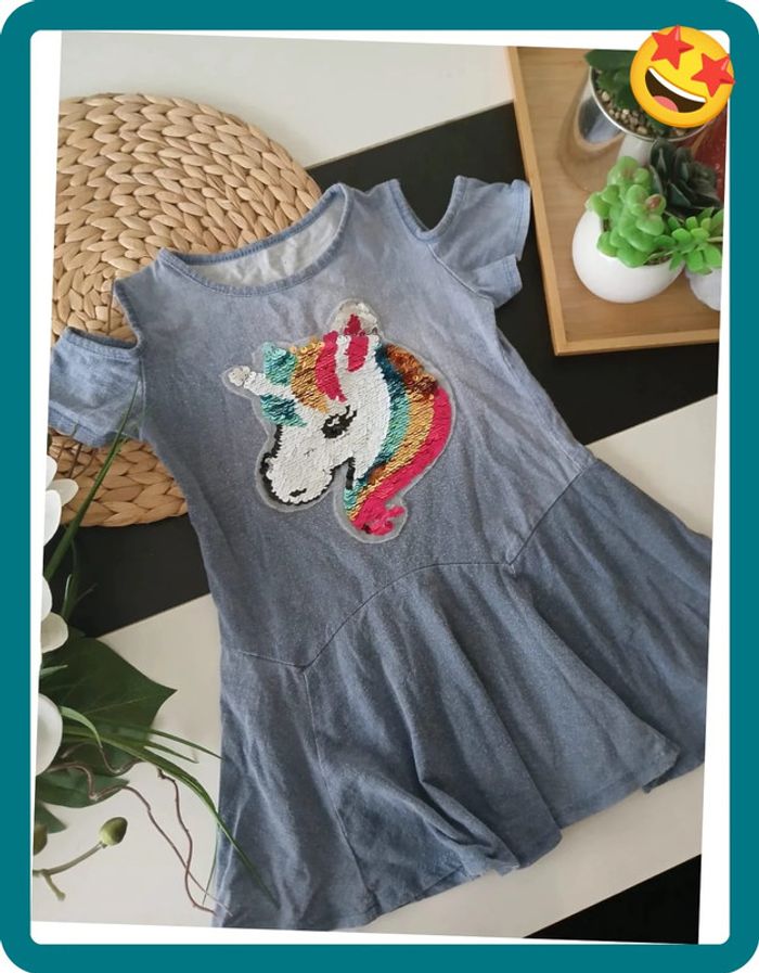 Robe d'été Licorne Taille 3 ans🌿💝 - photo numéro 2