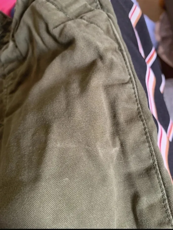 Pantalon droit vert kaki – Monoprix – 12 mois - photo numéro 3