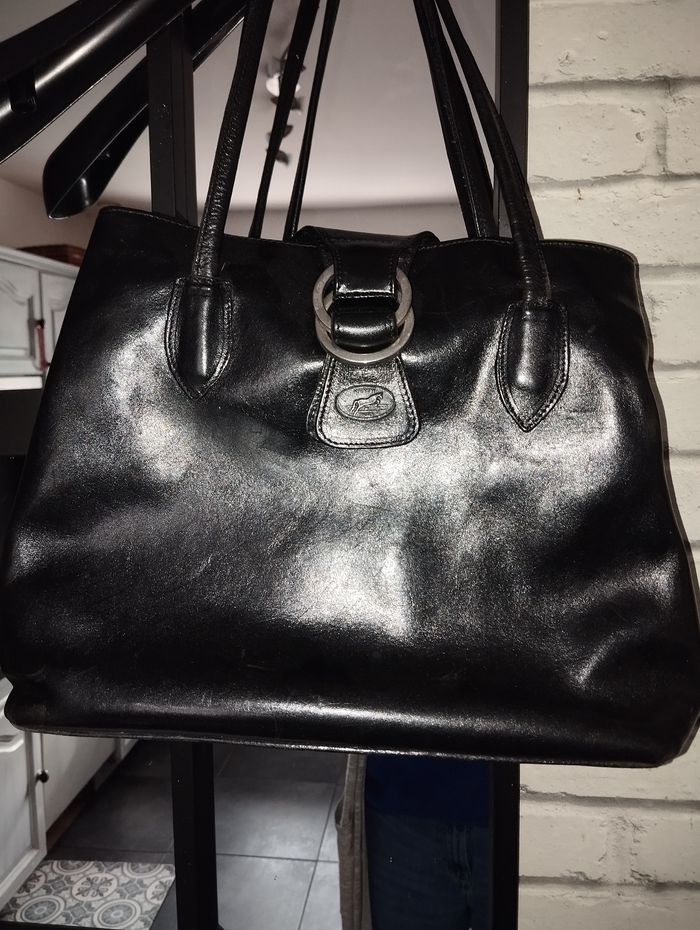 Sac à main et dos cuir noir