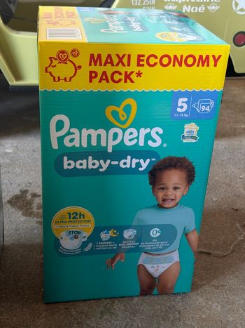 Pampers taille 5 3 cartons