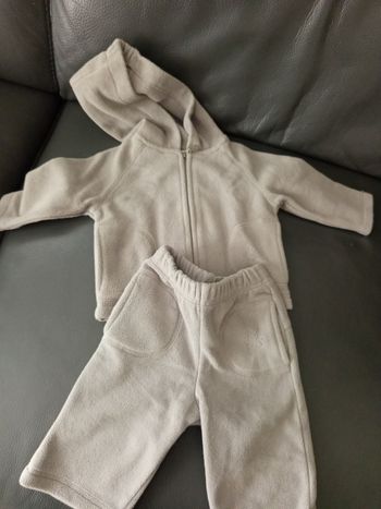 Veste zippée et pantalon Polaire bébé 