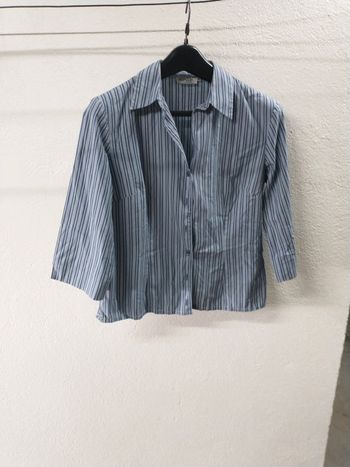 Chemisier influx taille 42 coloris bleu