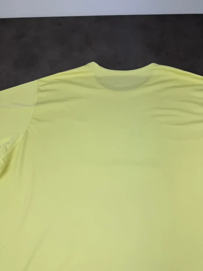 T-shirt Nike Running Vintage Dry Fit Solo Swoosh Jaune Fluo Taille XL - photo numéro 6