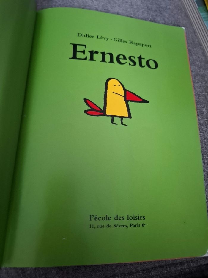 Livre L'école des Loisirs "Ernesto" - photo numéro 3