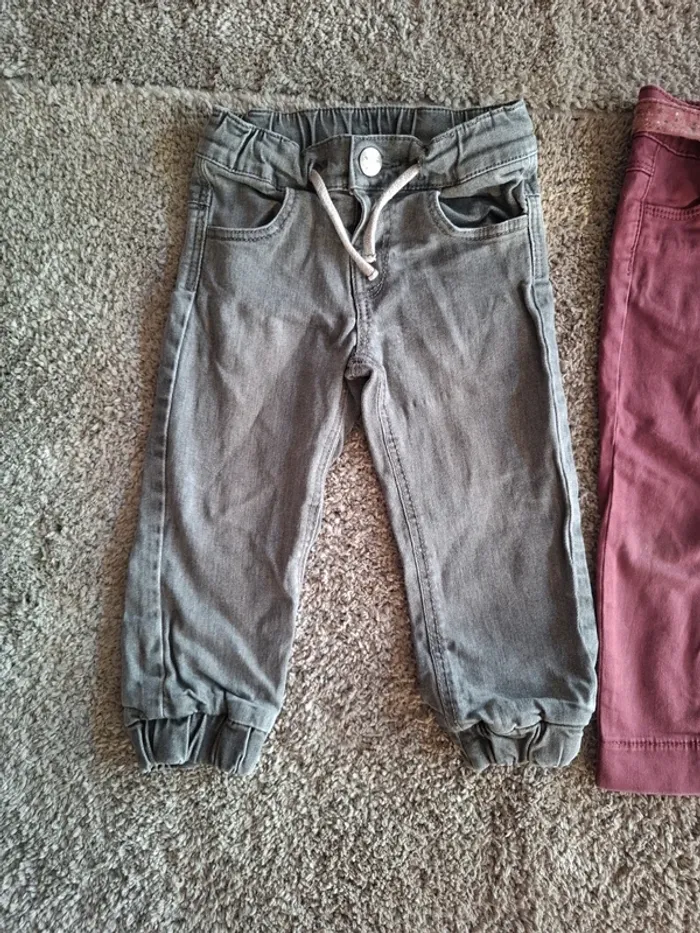 Lot 2 pantalon 18 mois fille - photo numéro 2