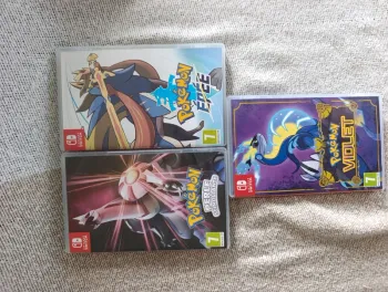 Lot de 3 jeux pokémon switch