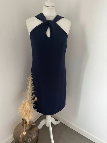 Robe marine Jacqueline Riu S comme neuve