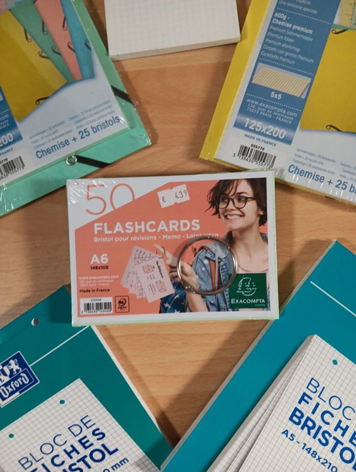 Lot fiches bristol pour révisions - photo numéro 4