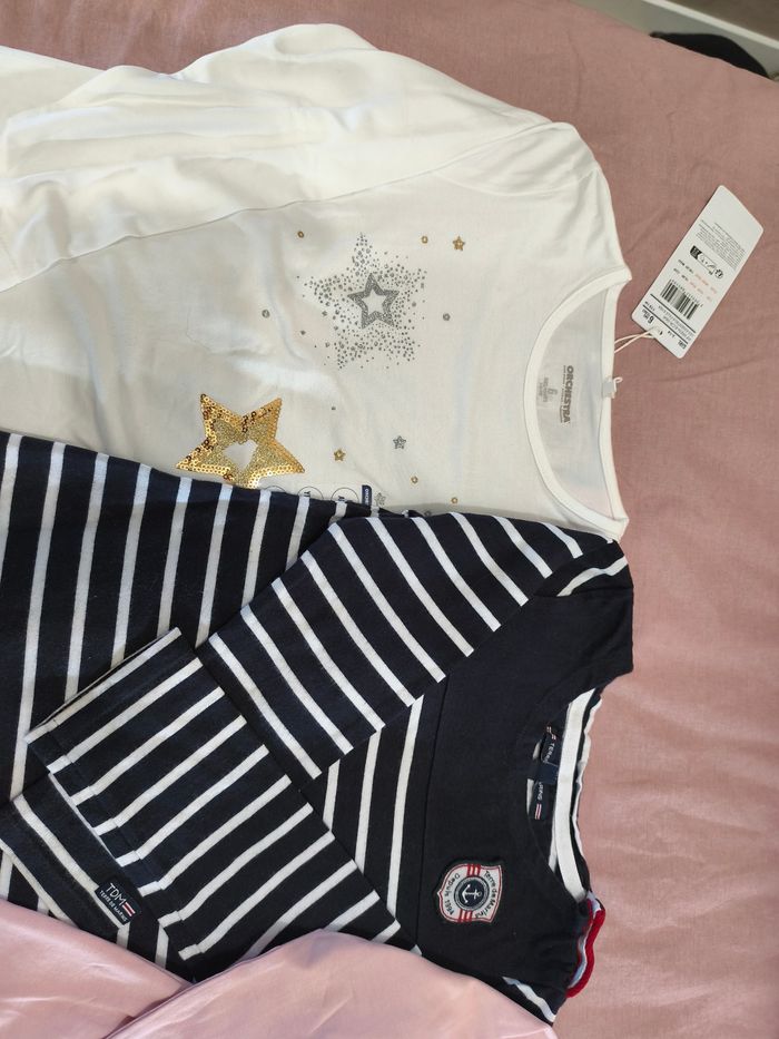 Lot de 4 tee shirt manches longues - photo numéro 2