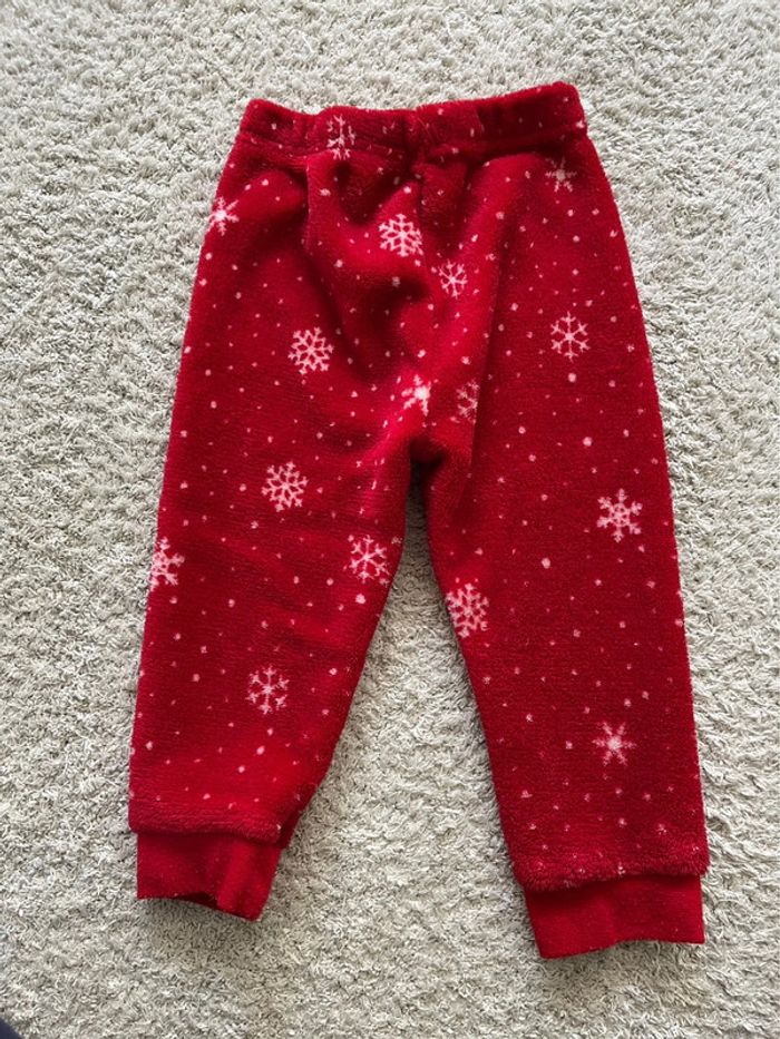 Pyjama 2 pièces de Noël taille 18 mois dessin cerf pingouin sapin - photo numéro 9