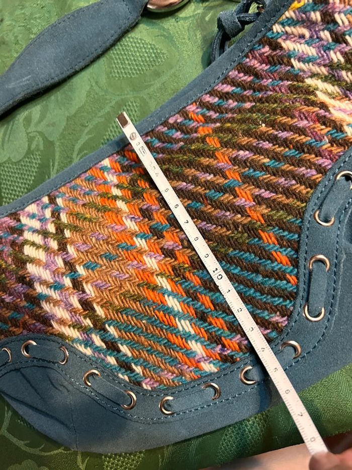 Petit sac à main en tweed Stefanel - photo numéro 9